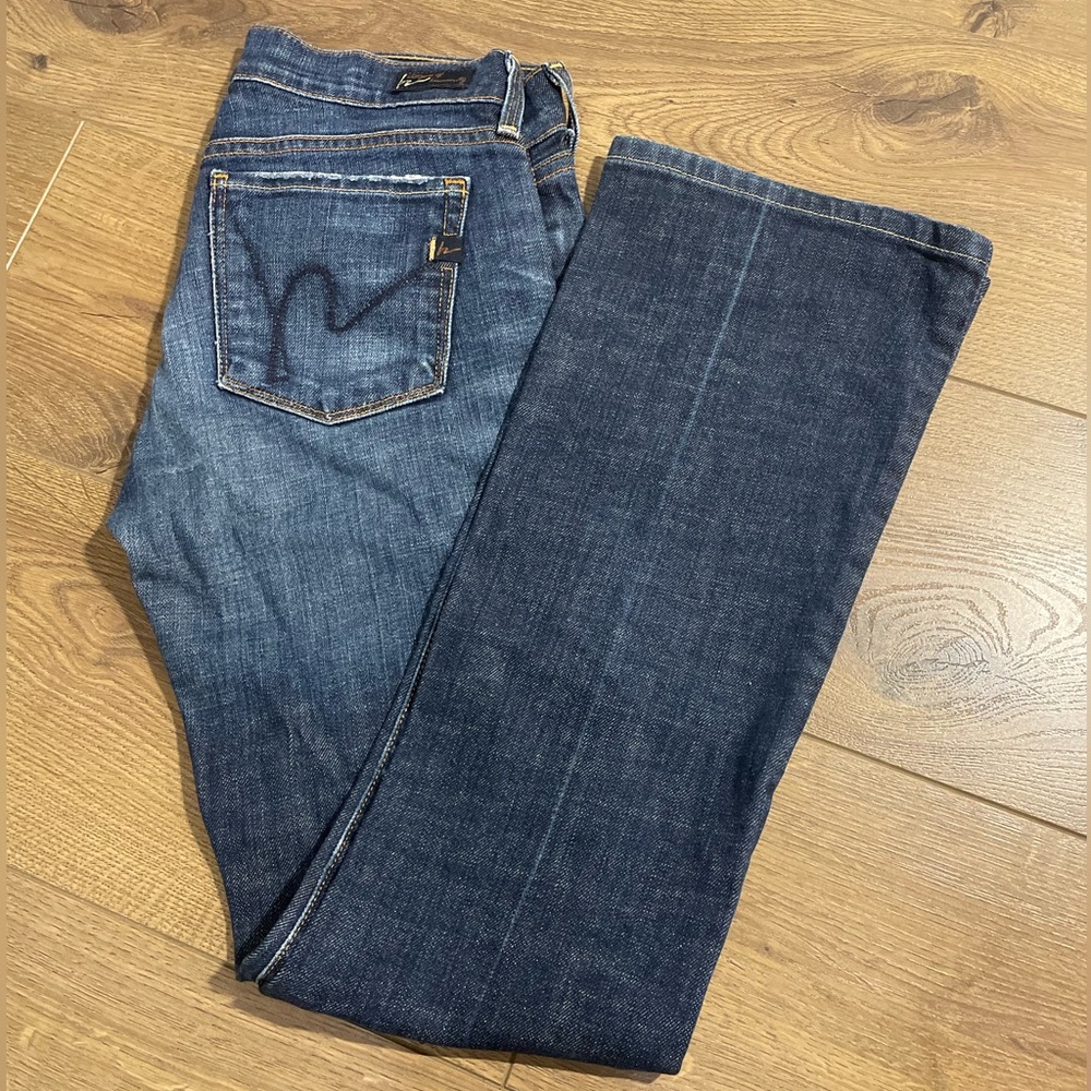 Citizens of Humanity Kelly 001 Low Rise Bootcut Jeans Y2K Medium Wash Denim 27